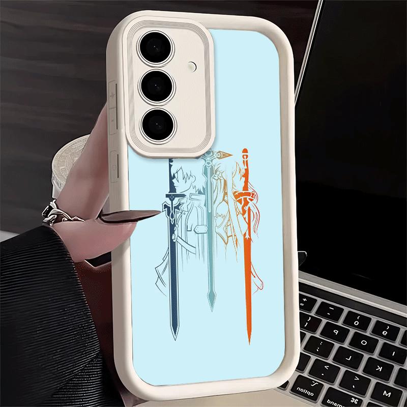 Phone Case for Samsung Galaxy S26 S25 Ultra S24 FE Sword Art Online Anime Shell S23 Plus S22 + S21 S20 5G Soft Silicone Funda