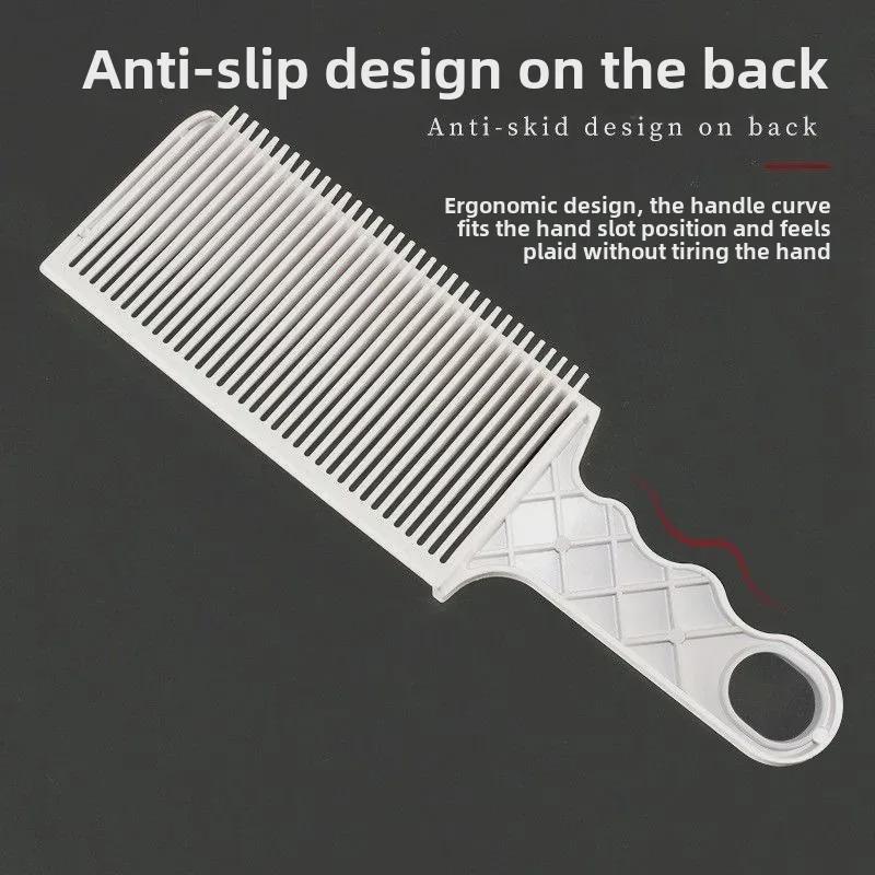 Precision Men's Flat Comb for Styling and Cutting