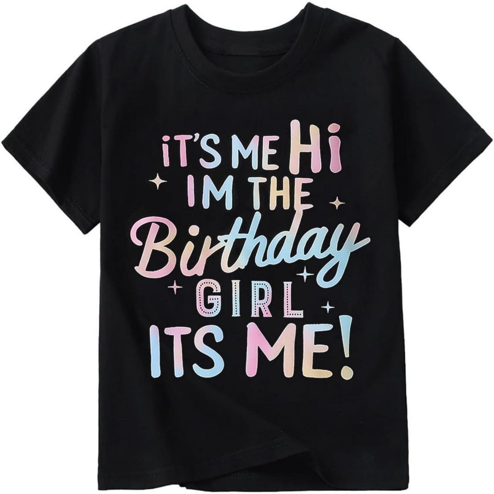 

Birthday Girls Shirts for Kids 1-12 Year XXXXXL різнокольоровий