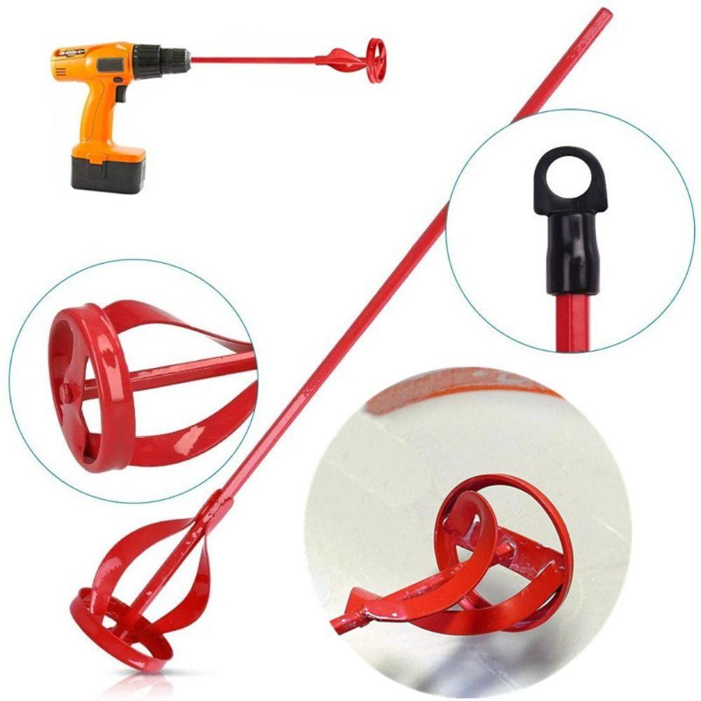 

Tool Cement Mixing Rod For Electric Drill Plaster Paint Mixer Hexagon Shaft Mixing Paddle Rod