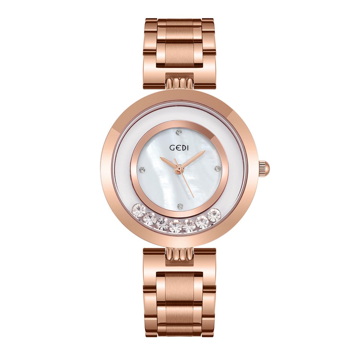 Creative Quicksand Diamond Light Luxury Women S Fashion Premium Sense Stainless Steel Belt Waterproof Quartz Watch