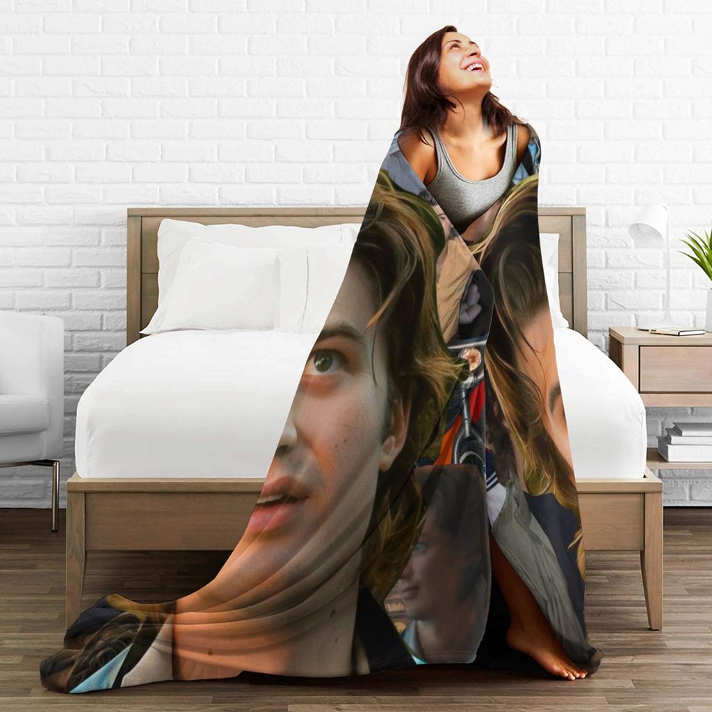 Steve Harrington Warm Soft Blankets Students Plush Throw Blanket Street Trend Couch Chair Flannel Bedspread Sofa Bed Cover