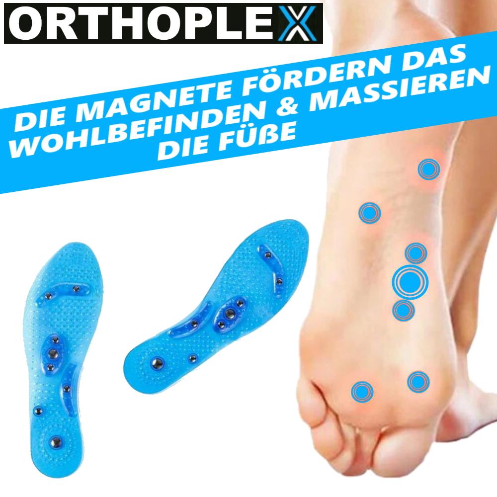 ORTHOPLEX Akupressur Einlegesohlen Magnetische Ergonomische Gel Massage Sohlen