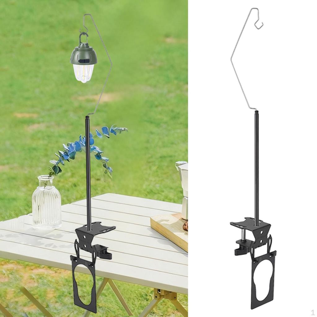 Tank Hook Organizer, Camping Light Holder, Accessory, Black, Ideal for Outdoor Activities