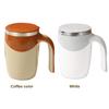 13oz Automatic Stirring Coffee Mug Rechargeable Self Stirring Mug Stainless Steel Travel Coffee Cup for Home Office Travel