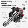 WEST BIKING MTB Self-Locking Pedals Aluminum Alloy Clipless Mountain Bike Pedal Compatible With SPD Double Sealed+Needle Bearing