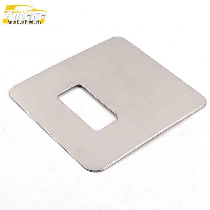VV7 Driver's Side Stainless Steel Console Storage Box Decorative Sticker