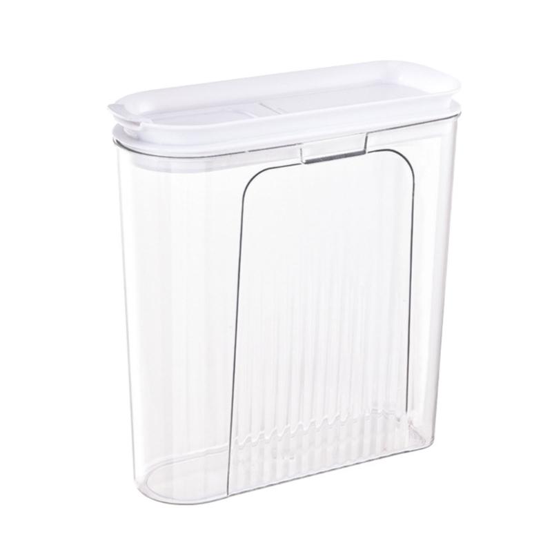 Space Saving Designs Sealed Grains Bin for Freshness Portable for Home Use and Office Supplies Pantrys Organization