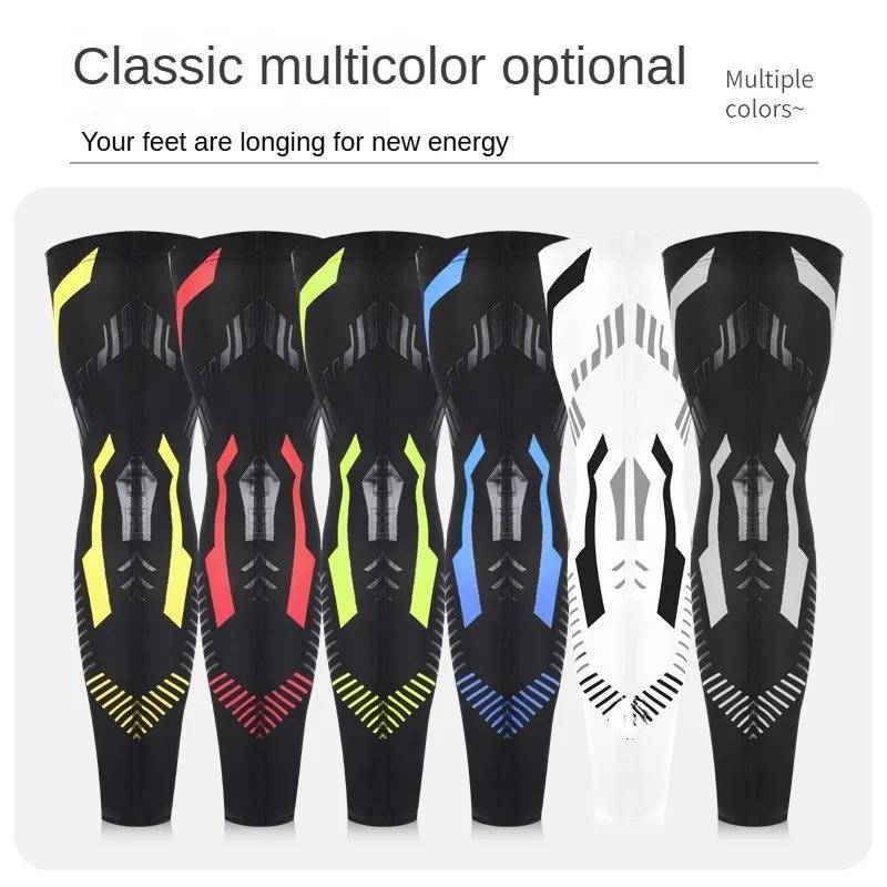 1Pc Adult Knee Braces, Crashproof Knee & Calf Pads, Thigh Compression Leg Sleeves Protection For Youth Adults Basketball Running