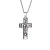 Cross-border Explosion Retro Savior Stainless Steel Cross Pendant European and American Fashion Creative Men's Jewelry Necklace