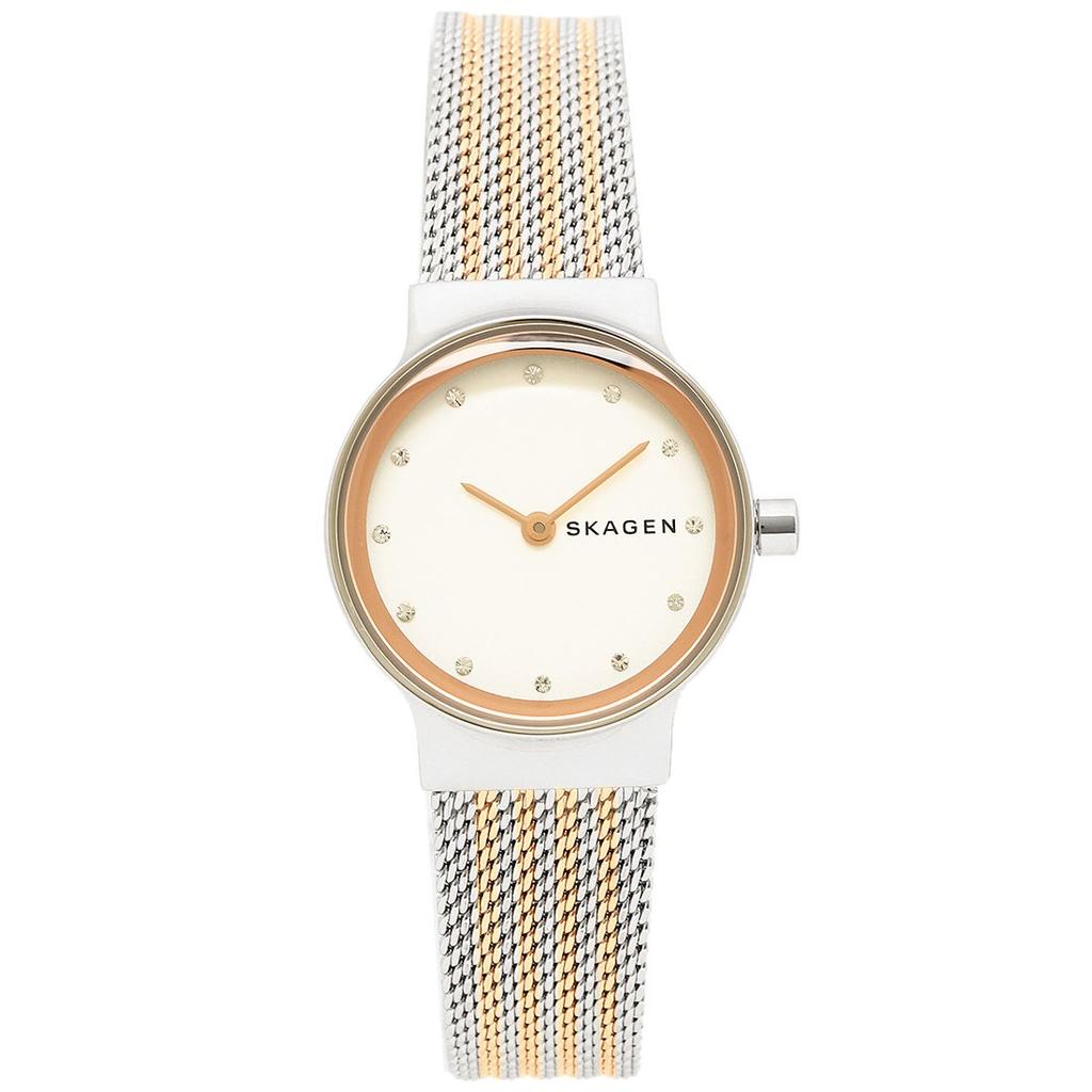 Skagen Women's Watch SKW2699 in Silver/Rose Gold/White [Parallel Import]