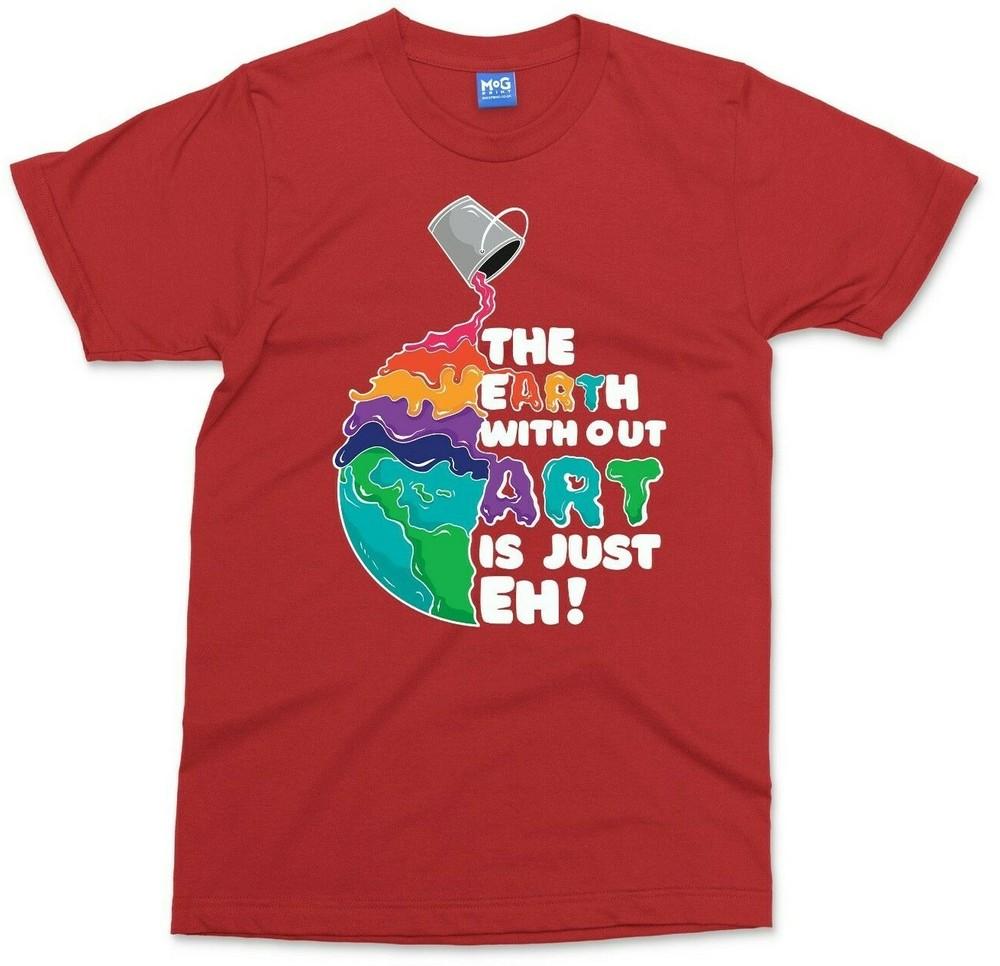 Funny Earth Art TShirt Gift For Artist Painter Tee Painting Drawing For Him Her S