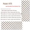 Expandable Garden Trellis with Preservative Wood for Climbing Plants