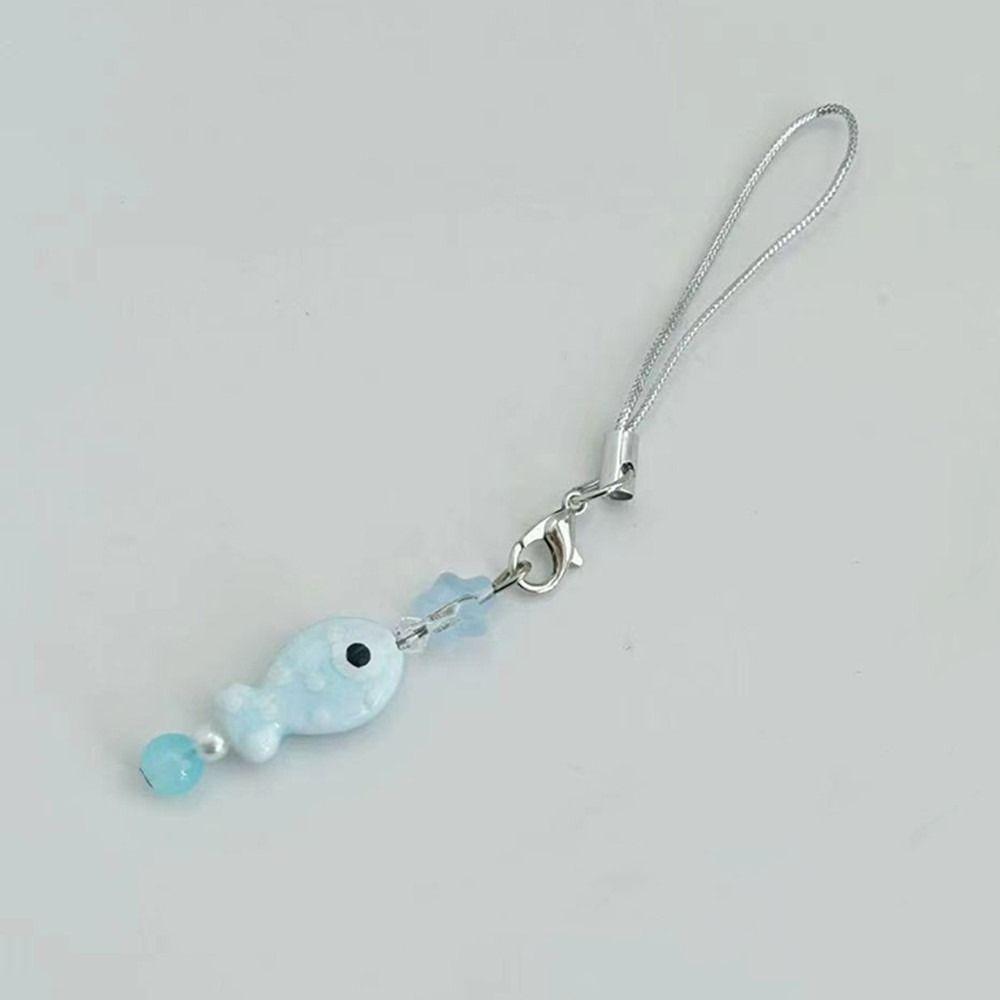 Pendant Cell Phone Strap Phone Charm Mobile Lanyard Phone Case Fish Phone Chain  Girls Women