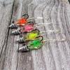 20Pcs Paddle Tail Swimbaits 5cm 1.2g Artificial Baits T Tail Swim Baits for Saltwater Soft Fishing Lures