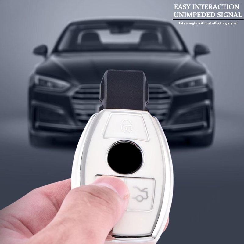 Tpu Car Key Case Cover Protection Shell For Mercedes Benz A B C E Class Gls Gla Glk Glc Cls Cla Amg W204 W205 W212 W463 W176