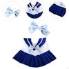 17 Cm Doll Clothing for Plush Dolls, Sailor Outfit Accessories Play
