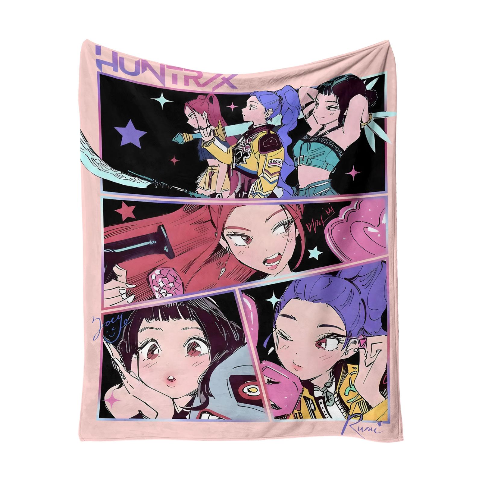 

70 * 100 см Аниме Периферийный Принт Теплое Одеяло One Size