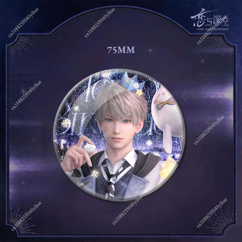 1-3Pcs/Set Game Love and Deepspace Xavier Shenxinghui Badge Anime Cosplay Transparent Card Quicksand Card Cartoon Fans Gift Set