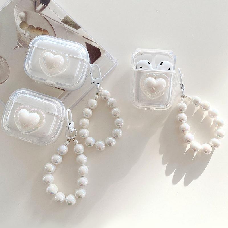 Simple Korean three-dimensional double love for AirPods1 protective case AirPods third generation Apple airpo