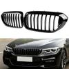 Zealhot Front Kidney Compatible with BMW 5 Series 550i Black Kidney Grille Grille, G30, G31, G38, 525i, 530i, 540i, (2018-2020), (Glossy Finish)