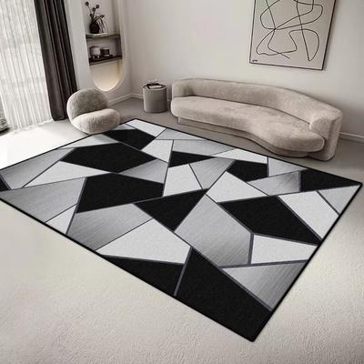 Nordycki Geometryczny Dywan 200x300CM Minimalistyczne Duże Dywany do Salonu Sypialni Biura Antypoślizgowa Mata Podłogowa