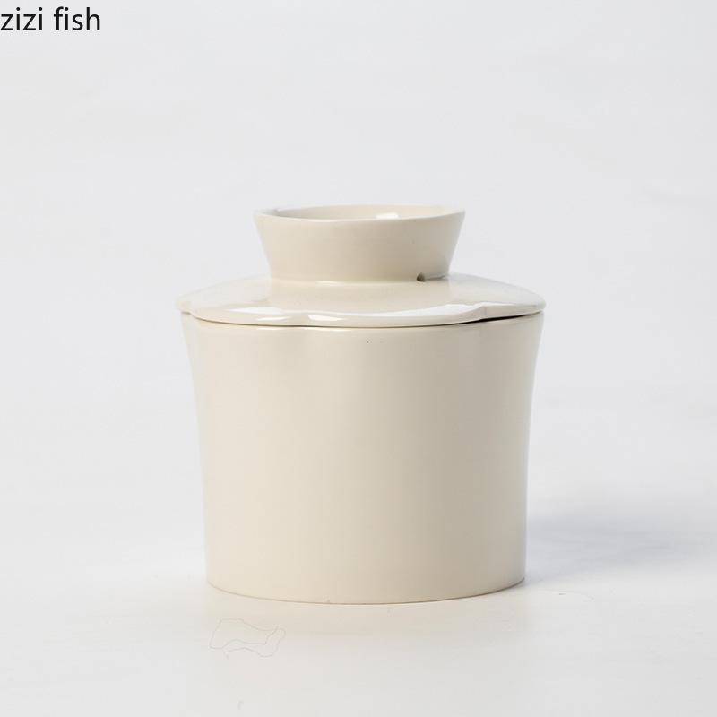 

Flower Shaped Ceramic Storage Jar Yellow Oil Tank Storage Bottle Candy Jar Dessert Bowl Storages Box Spice Tin Organizer белый