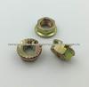 Color-Plated Stainless Steel 304 Hex Flange Nut with Anti-Slip Patterned Teeth DIN6923