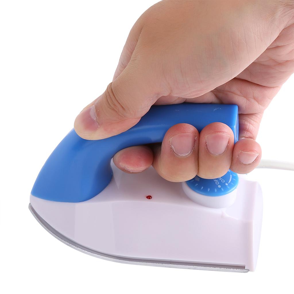 Portable Clothes Iron   Temperature 0 to 150 for All Fabrics Compact Handheld Design with Detachable Cord Travel Iron for Home Travel Dormito