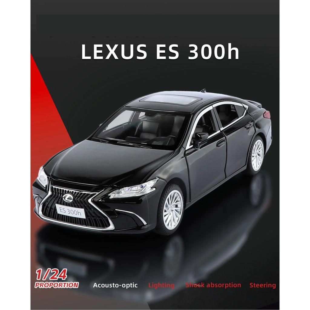 1/24 Lexus ES300h Alloy Car Model Diecasts Metal Luxy Vehicles Car Model High Simulation Sound and Light Collection Childrens Toy Gift