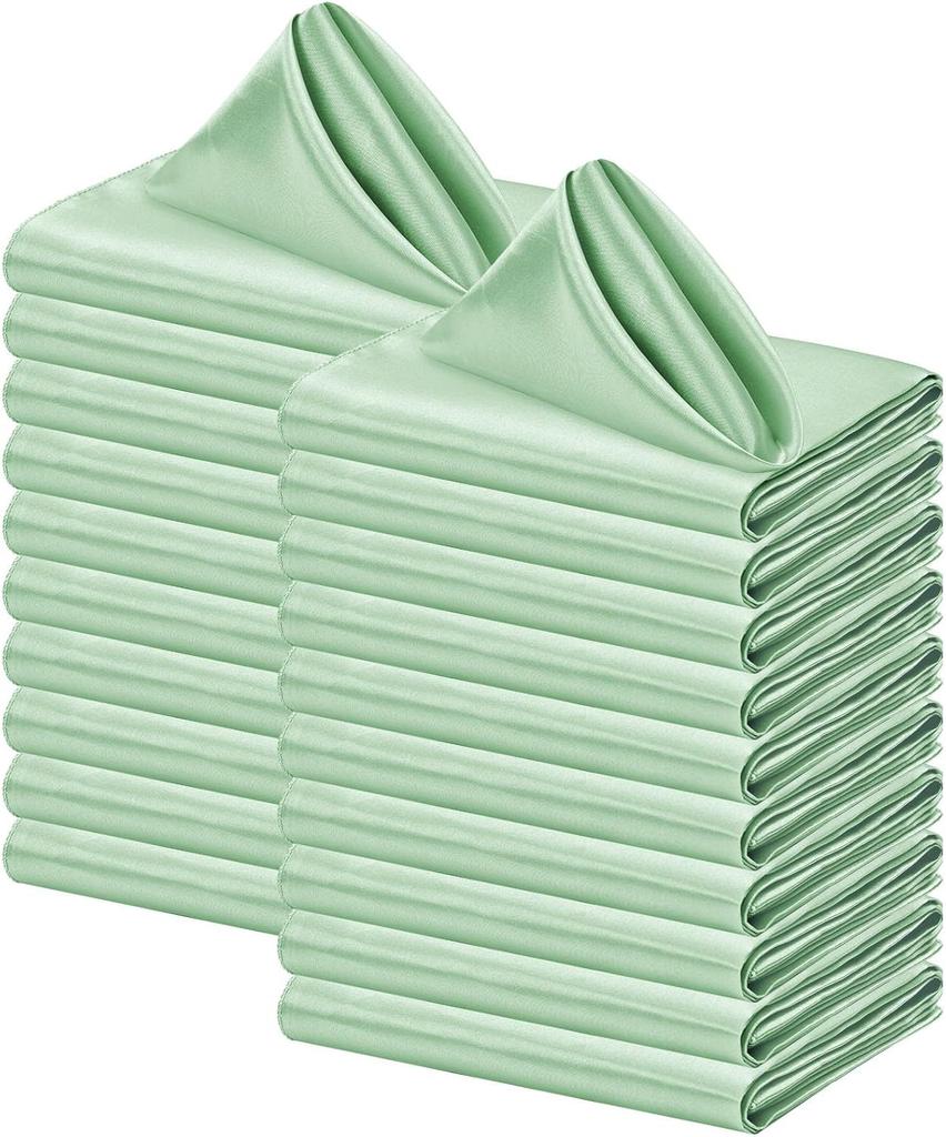 12 STÜCKE 30x30 cm Hochzeit Rot Satin Serviette Großhandel Weiche Tischservietten für Weihnachten Neujahr Dekoration Party Abendessen Tischdekor