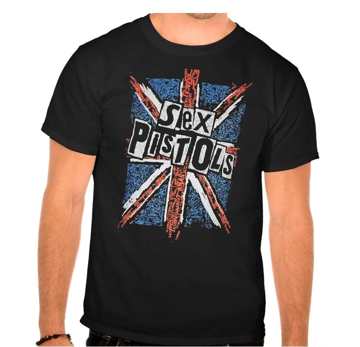SEX PISTOLS Rock Band Rock Music legends BLACK T-Shirt - 885- M