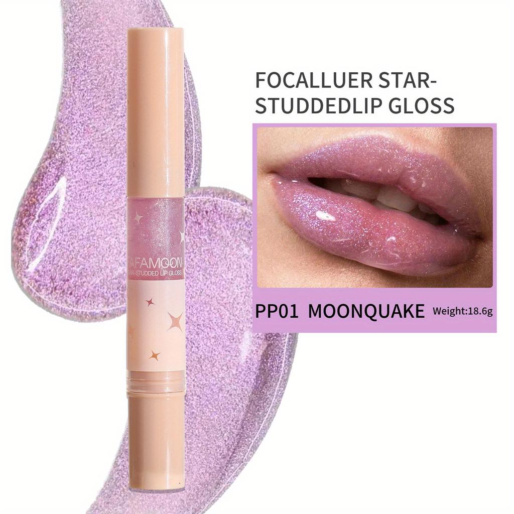 Swivel Pearlescent Lip Gloss Pencil Soft Brush Highly Pigmented Glitter Lip Nectar Doodle Lip Pearlescent Lip Glaze Lip Oil Lip Balm Lip Makeup