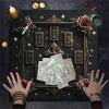 Crosses Rose Pattern Tarots Card Tablecloth Altars Cloth Altars Cloth Divinations Card Table Cloth Tapestry Easy Use