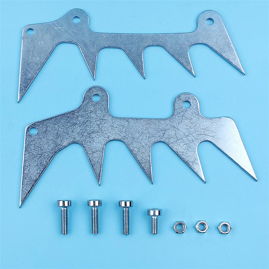Dual Felling Dog Catcher Set Tools + Set Screws & Nuts Fit For MS290 MS390 MS310