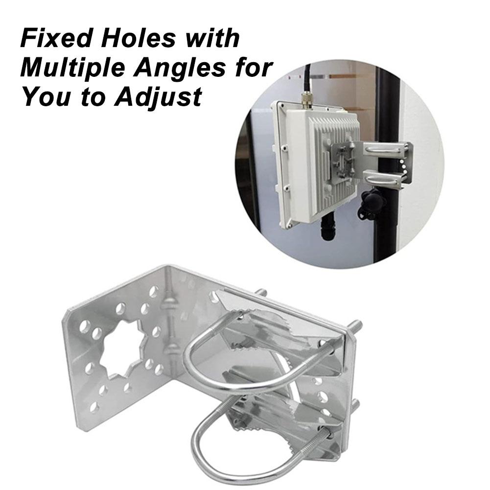 For Eave For Outdoor Use Adjustable Wall Mount Flat Places Rooftops Easy Installation Height Adjustable Bracket