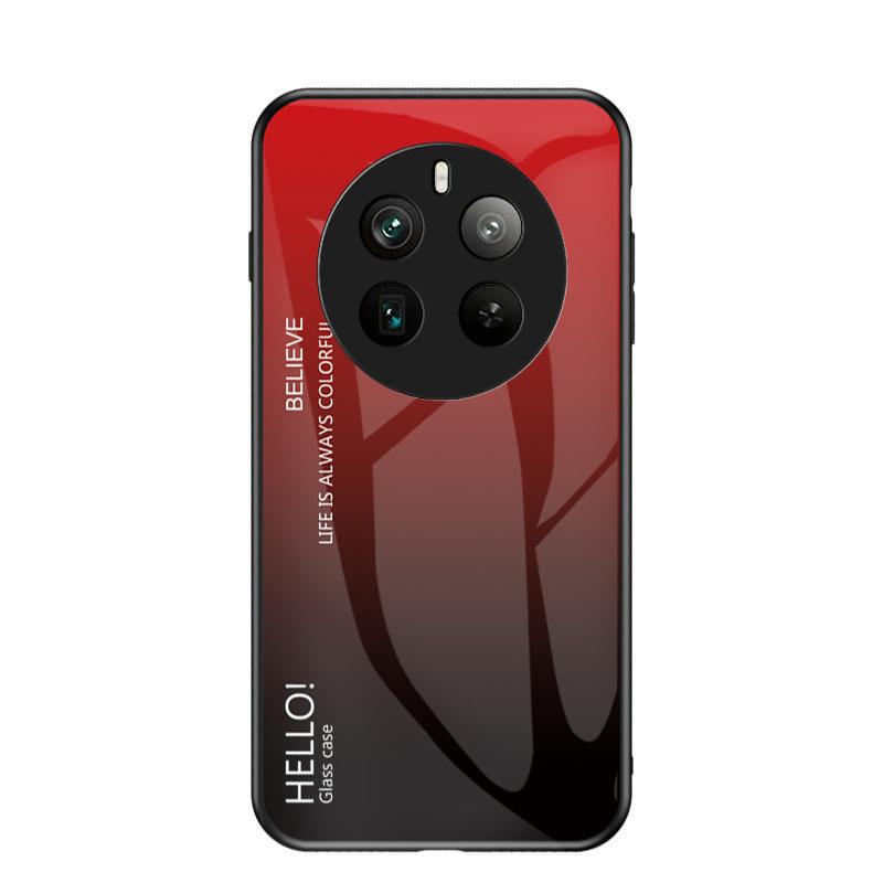 

Для Realme 12 Pro + Realme12 Pro Plus 5G 12+ RMX3867 RMX3840 RMX3842 RMX3999 Чехол Градиент Аврора Закаленное стекло Мягкая рамка Задняя крышка Корпус телефона For Realme 12 5G