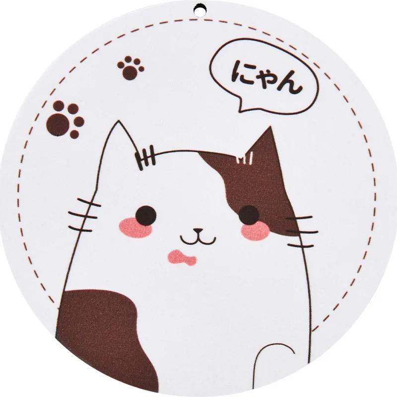 Cat Silicone Coasters Table Insulating Mats Home Cartoon Anti-scald Non-slip Durable Vegetable Mat Creative Simplicity Coaster