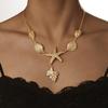 Imitation Pearl Vacation Style Neckchain Handmade Beach Shell Necklace  Summer