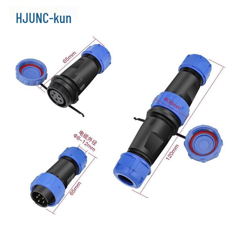 HuiJun Solderless Waterproof Aviation Connector