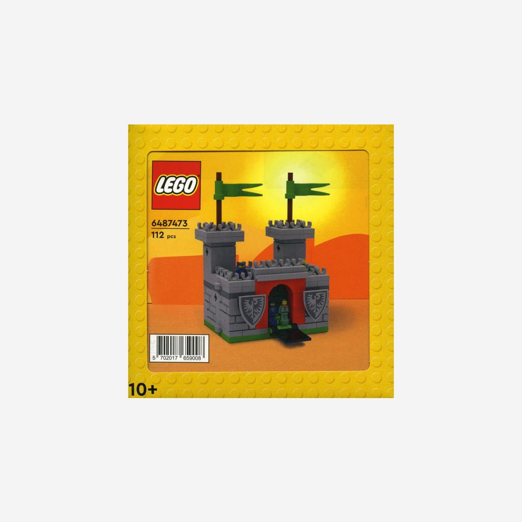 Szary zamek do zbudowania Lego