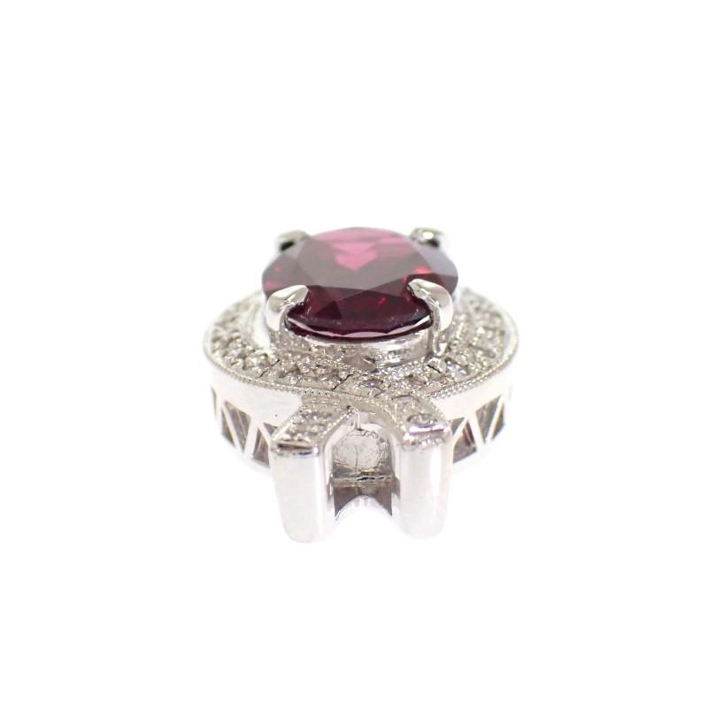 No Brand  Pendant Top K18 White Gold Women