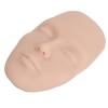 3D Makeup Practice Face Board Realistic Reusable Silicone Cosmetic Mannequin Face with 7PCS Brush for Beginner Medium