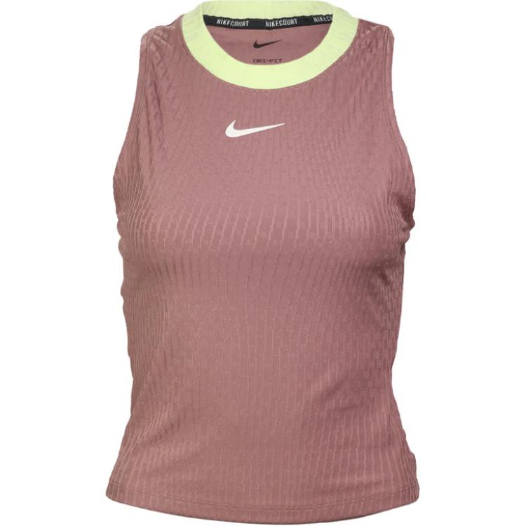 NikeCourt Slam Smokey Mauve Dri-FIT Women s Tennis Tank Top FD5635-208 S