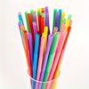 200pcs Colorful Bendy Straws Extra Long 33cm Disposable Plastic Drinking Straws for Parties, Birthday, Wedding, Drinks Decor JXB