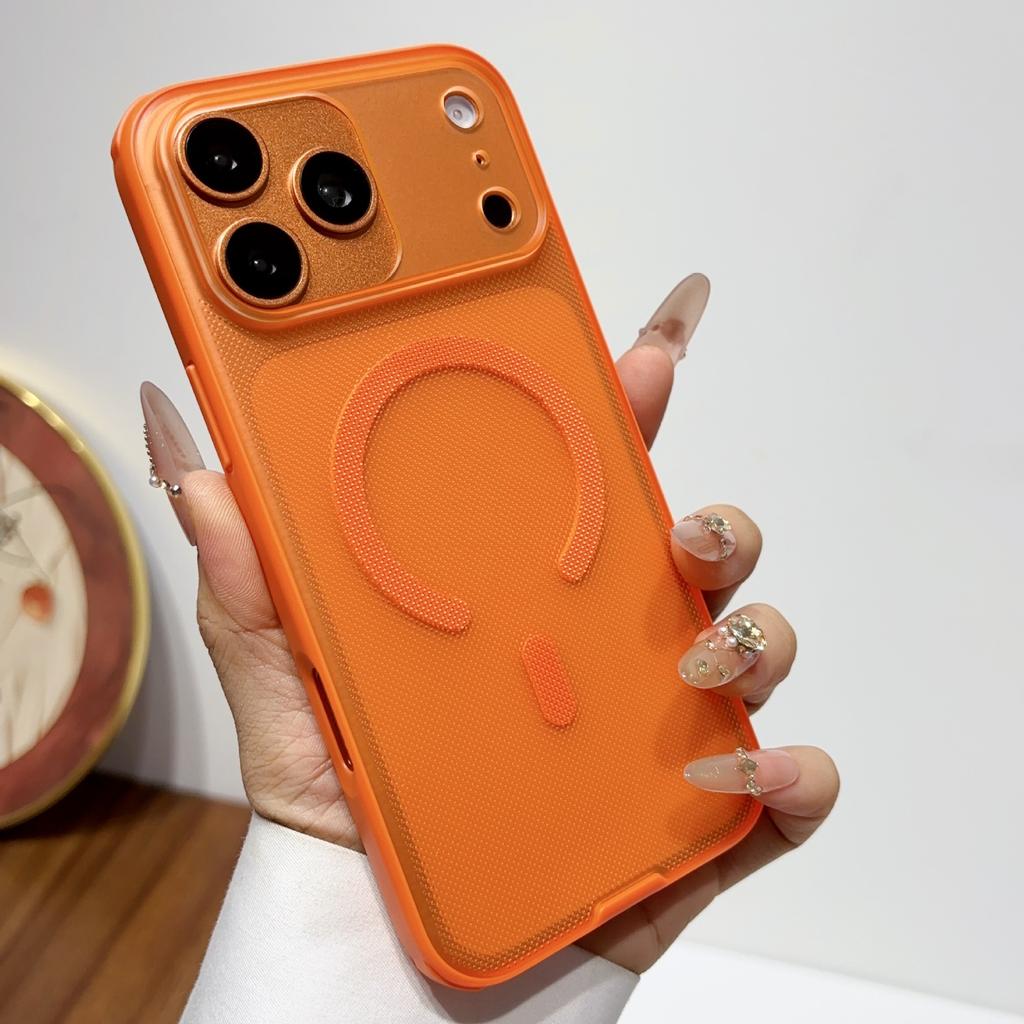 Singularity series is suitable for Apple 17promax mobile phone case, strong magnetic attraction and anti-skid skin feeling iPhone16 anti-drop.