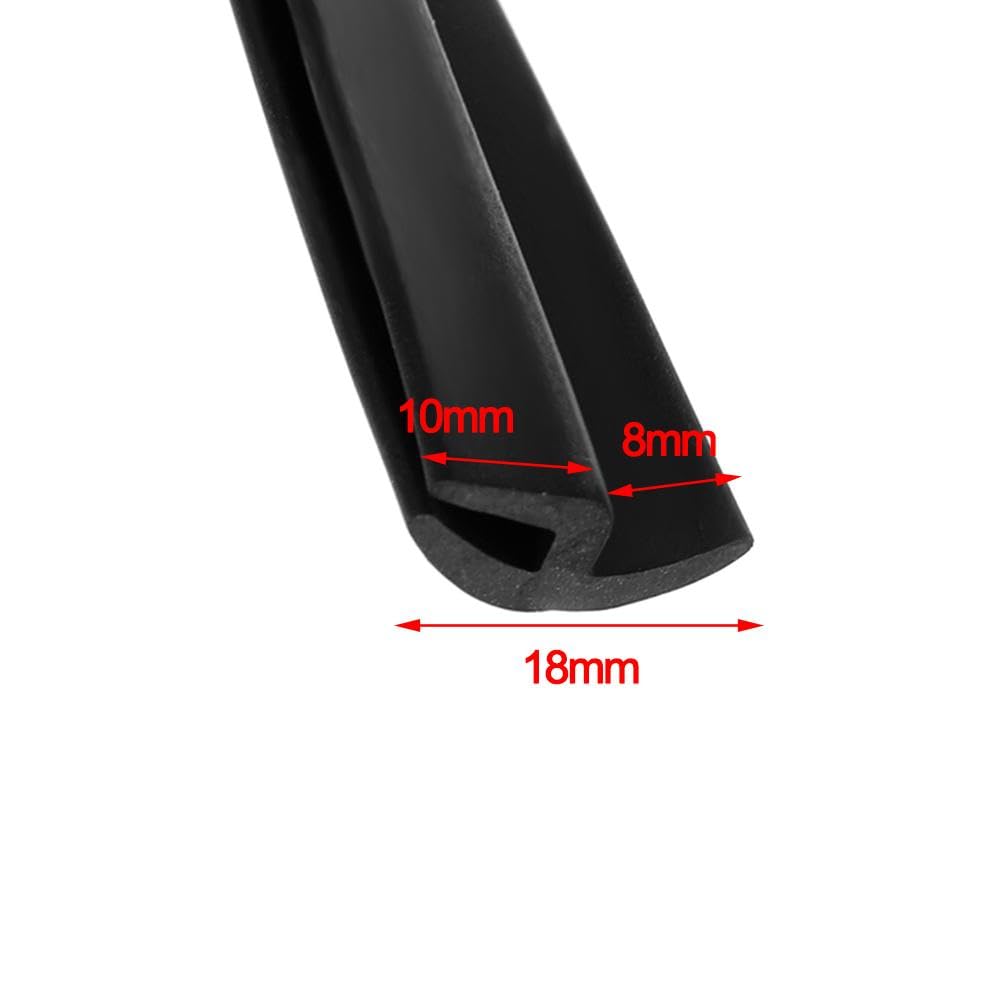 Car Aging Rubber Seal Sealed Trim Molding Strip Under Windshield Panel