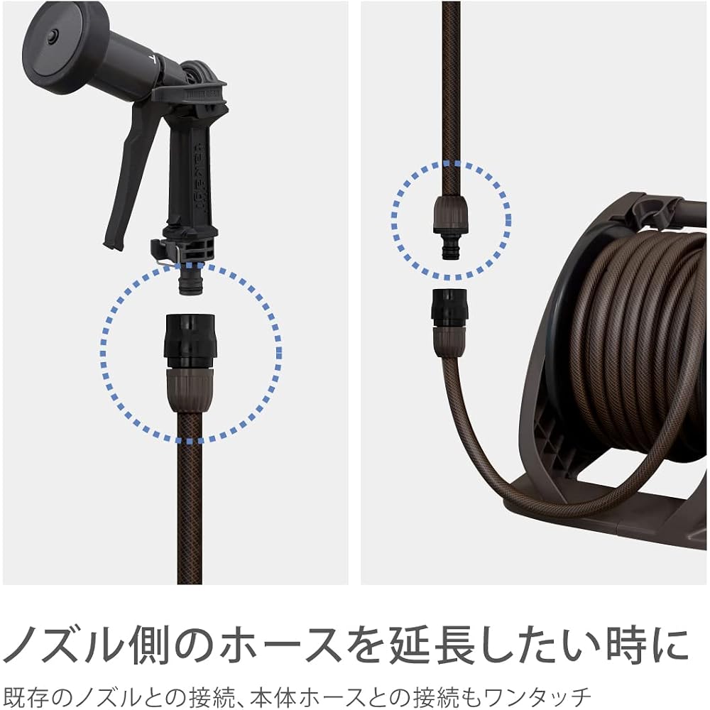Takagi (Takagi) Extension Hose 5m Sprinkler Pressure Resistant Connector with Joint Nipple Hose R...