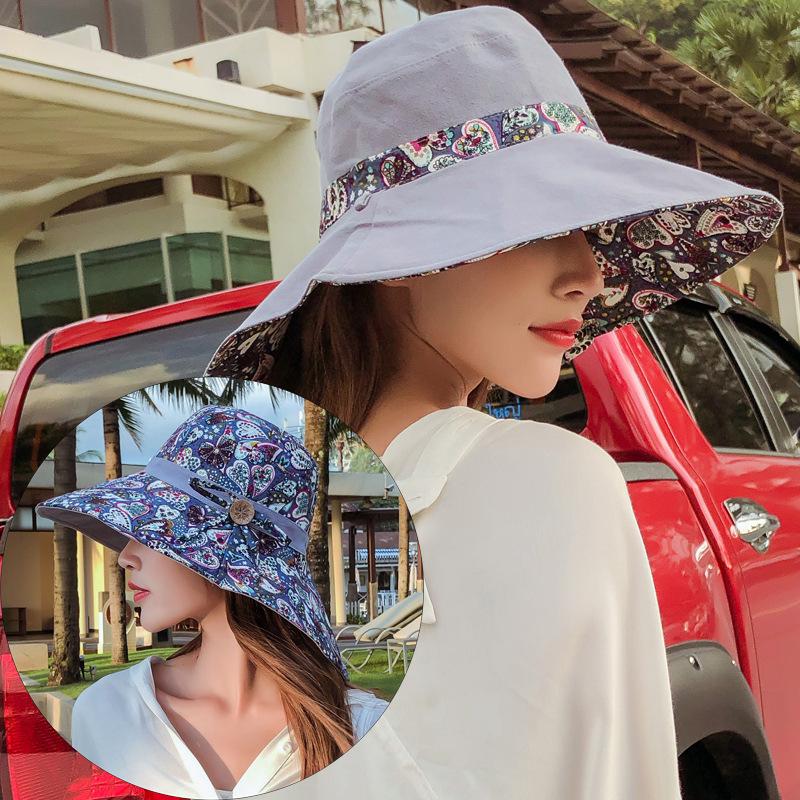 Breitkrempiger Sonnenhut im koreanischen Stil: Trendiges, vielseitiges Sommeraccessoire für Damen