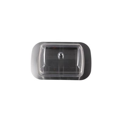 Cheese Tool With Lid Stainless Steel Butter Dish Rustproof Rectangle Butter Keeper Durable Butter Container Cake